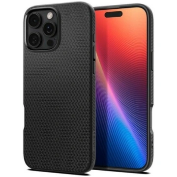 Spigen Liquid Air - vāks iPhone 16 Pro Max (melns 