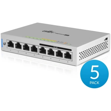 Ubiquiti Switch 8 PoE (60W) 5-pack. US-8-60W-5