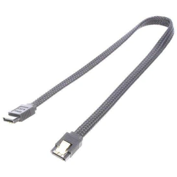 Cable: SATA; SATA plug,both sides; 0.5m; SATA III;