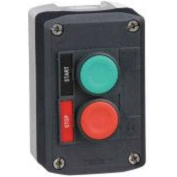 Control station, Harmony, plastic, dark grey, 2 fl