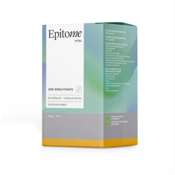 EPITOME VITAL ZINC BISGLYCINATE 25 mg, 90 kapsulas