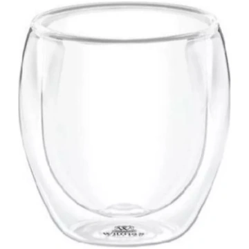 Dubultsienu stikla glāze Wilmax GB75WL-888758A, 10
