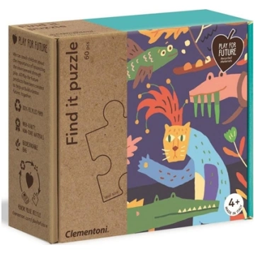Clementoni Puzzle 60 elementów Play for future Zna