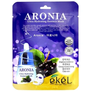 EKEL ARONIA Īpaši mitrinoša auduma sejas maska ar 