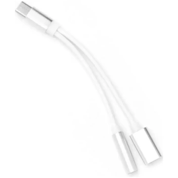Adapter AUX 2in1 Type C (male) to Type C (female)