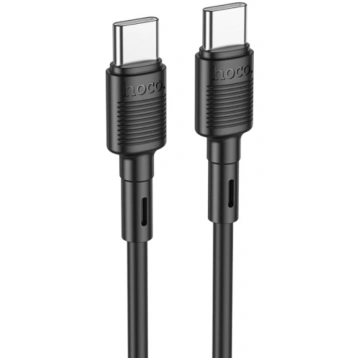 USB cable Hoco X83 60W Type-C to Type-C 1.0m black