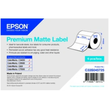 Epson Premium Matte Label (C33S045725) ( C33S04572