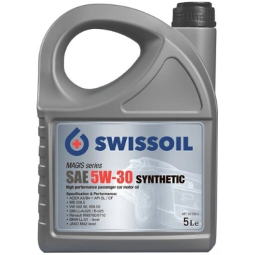 SAE 5W-30 SYNTHETIC, 5L Swissoil