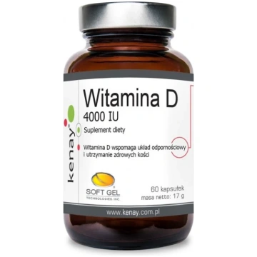 Kenay KENAY D3 vitamīns 4000 SV - 60 kapsulas