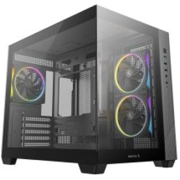 Deepcool Case CG330 3F Black Micro ATX