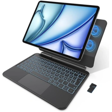 OMOTON Magnētiskais tastatūras futrālis iPad Air 1
