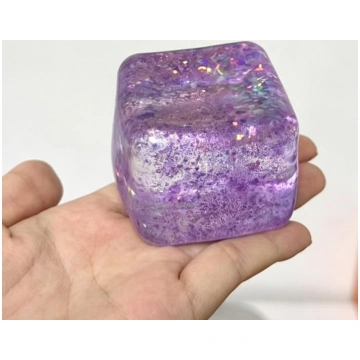 Glitter Maltose Cube Stress Squeeze Toy Decompress