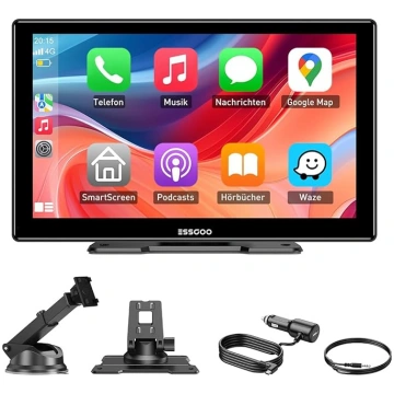 A-pple CarPlay un Android Car, 9 collu IPS Carplay