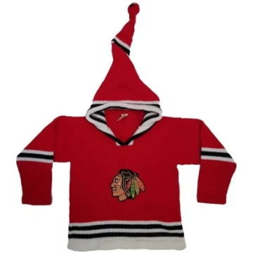 Chicago Blackhawks Bērnu NHL Adīts Džemperis ar Ka