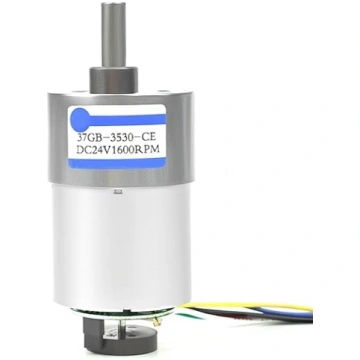 DC reduktormotors JGB37-3530 ar 16-polu Halla efek