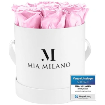 Mia Milano rožu kaste ar bezgalības rozēm, Valentī