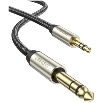 Ugreen AUX 3.5mm - 6.35mm audio kabelis 5m melns (