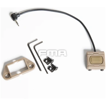 FMA Modlite PEQ Single Switch ModButton Lite, 2.5m