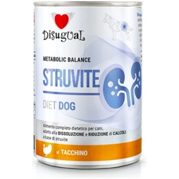 DISUGUAL Struvite Dog konservi suņiem ar tītara ga