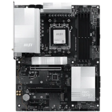 MSI PRO X870E-S EVO WIFI Processor family AMD Proc
