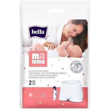 Pēcdzemdību biksītes Bella Mamma, M/L, 2 gab