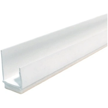 Pašlīmējošs PVC J veida profils 2500mm balts