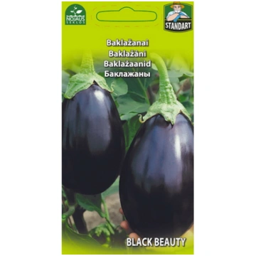Baklažānu sēklas 1g Black Beauty
