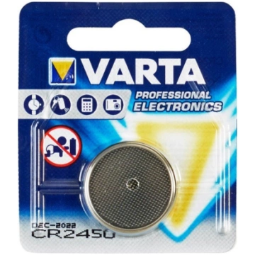 Varta CR2450 coin cell battery lithium 3V (6450-10