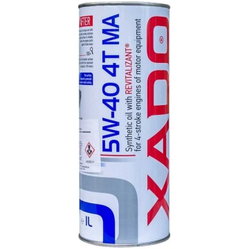 Motoreļļa Xado 4T MA 5W - 40, sintētiskais, 1 l