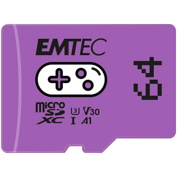 Emtec Gaming ECMSDM64GXCU3G MicroSD karte, 64 GB,