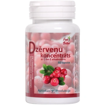 APTIEKAS PRODUKCIJA Dzērveņu Koncentrāts Ar C Un E