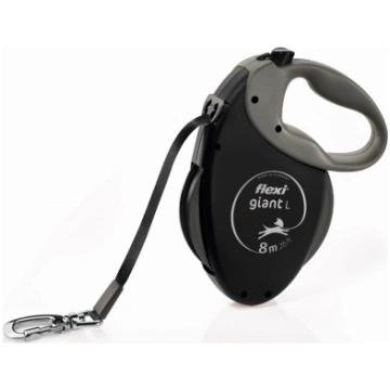 FLEXI Giant Tape Black Edition - automatic dog lea