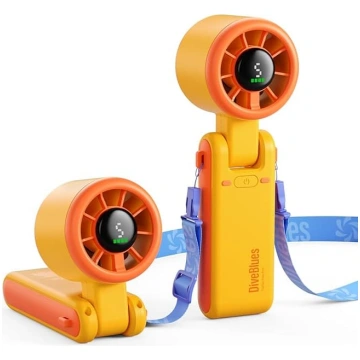 Diveblues Turbo rokas ventilators, 9 m/s liels ātr