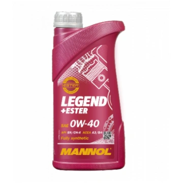 Motoreļļa Mannol 7901 Legend+Ester 0W-40 1 ltr
