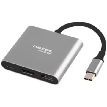 Natec Multi-Port Adapter, Fowler, USB-C, HDMI, USB