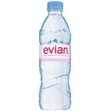 Minerālūdens EVIAN, negāzēts, PET, 0.5l (DEP)