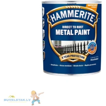 Krāsa Hammerite 250ml hammered sudrabpelēka 00437