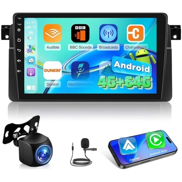 4G + 64G Android auto radio BMW E46 1999-2005 ar b