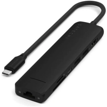 Satechi 7-w-1 USB-C Slim Multiport Adapter Etherne