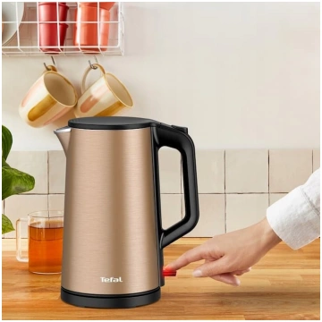 (KI583C) tējkanna Double Layer, 1.5 L, zelta Tefal