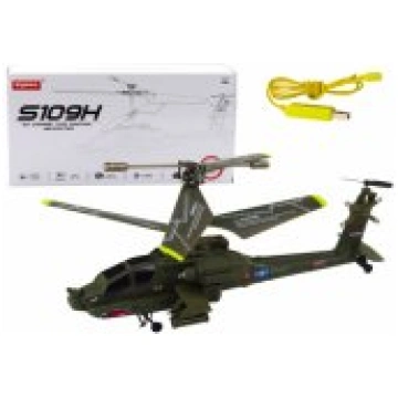 LEAN Toys Apache Military Helicopter Remote Contro