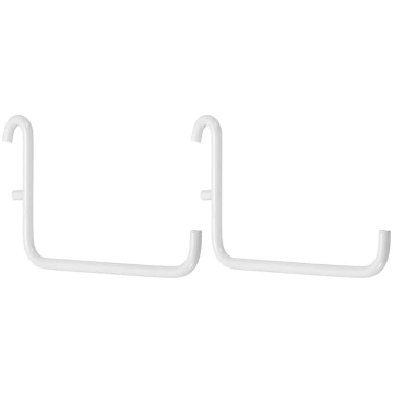 sourcing map 2 Pack L Style Pegboard Hooks 9.5cm L