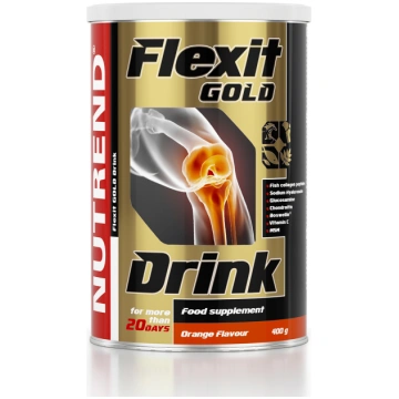 FLEXIT Gold Drink ar apelsīna garšu pulveris 400g