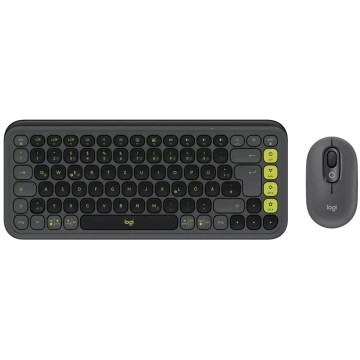Klaviatūra Logitech POP Icon Combo Mini Bezvadu Bl