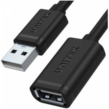 Pagarinātāja kabelis USB 2.0 AM-AF, 0.5M; Y-C447GB