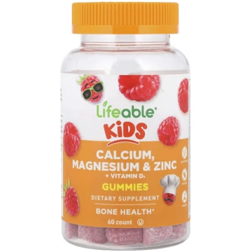 Lifeable, Kids Calcium, Magnesium & Zinc + Vitamin