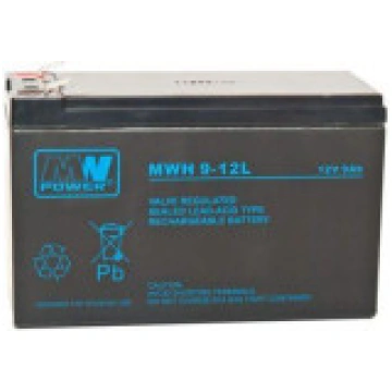 MW jauda Akumulators 12V 9Ah (MWH 9-12) [Power Aku
