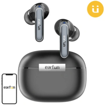 Earfun TWS EarFun Air2 austiņas (melna krāsa)