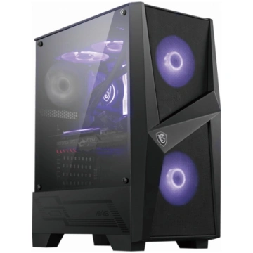MSI MAG FORGE 100M PC Case, Mid-Tower, USB 3.2, Bl