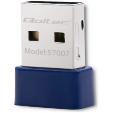 Qoltec 57007 Wireless Mini Bluetooth USB WiFi Adap